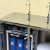 Máy lọc nước bán công nghiệp FAMY FA30, RO 30 lít/giờ tủ đôi 2 vòi (Vỏ cũ)